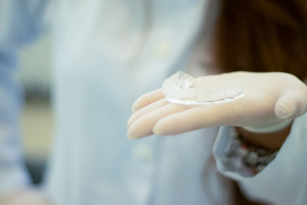 Clear mandibular advancement mouthguard, the same device category as SnoreRx and SnoreRx Plus
