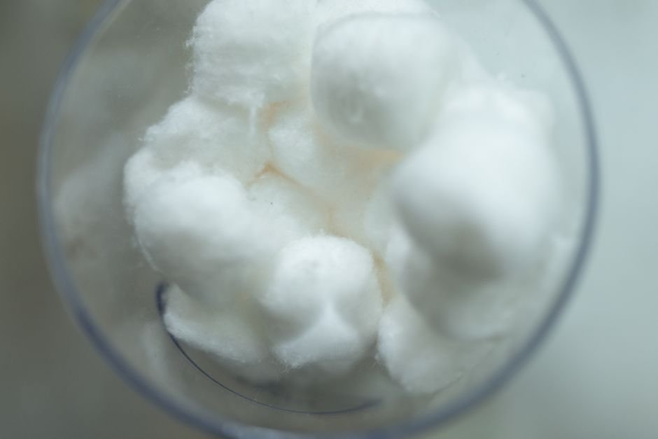 Cotton pads used for gentle cleansing