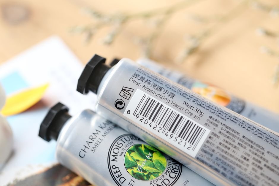 Close-up of cream tubes similar to Anusol hemorrhoid cream